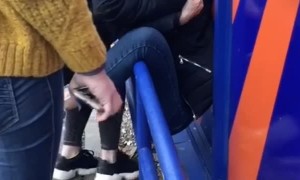 Sister Stuck in a Tight Spot