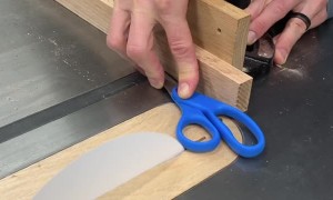 Man Puts Paper Versus Scissors to the Test