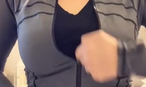 Women's Jacket Zipper Decides to Stay Down