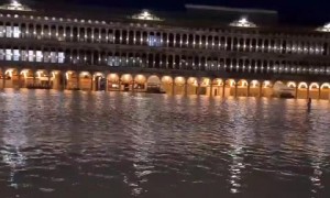Flooding in St. Mark's Square in Venice causes massive damage