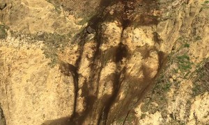 Rockslide Buries Entrance to Secluded Beach