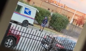 Delivery Driver Showcasing Dance Moves