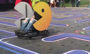 Real Life Pac-Man in Amsterdam