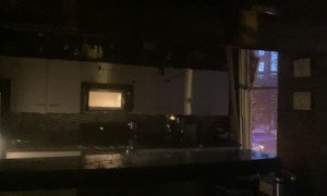 Aftermath of Christmas Morning RV Explosion