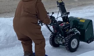 Snowblower Sled Ride