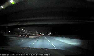 Deer Walks Right into Oncoming Truck