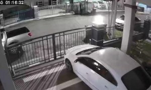 Strange Aberration Seen on Security Camera