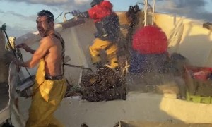 Jumping with the Waves on a Boat