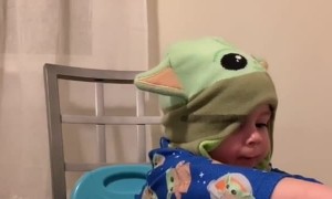 Toddler Strangely Scared of Whipped Cream