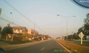 Truck Runs Red Light and Causes Accident