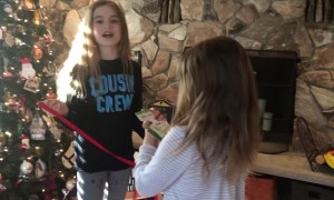 Kids Love Their Christmas Puppy Surprise