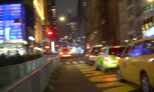 Activists With Inflatable Mascot at Trump Tower