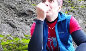 Sleeping Bear Encounter While Exploring A Cave