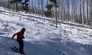 How Not to Backflip on Skis