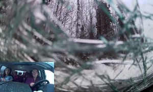 Family Van Rolls off Road in Alaska
