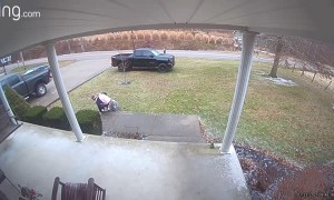 Cautious Steps Can't Keep Her From Falling