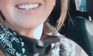 Sassy Dog Displeased with Her Dew