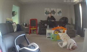 Bouncy Chair Tips Child Out