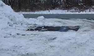 Jeep Makes for Hilarious Wintertime Decoration