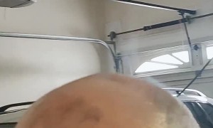 Man's Head Steams from the Harsh Canadian Winter