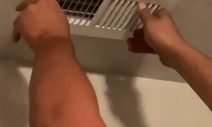 Helping a Cat Out of a Vent