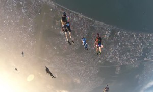 High Flying Friends Doing Fancy Formation