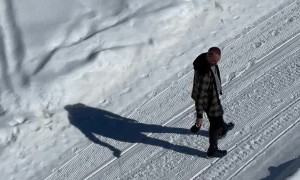 Doggo Doesn't Want to Stop Rolling in the Snow