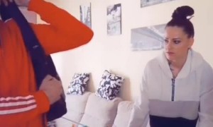 Husband Heads Out for a Game of Soccer