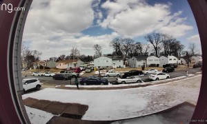 Slipping and Sliding Down Icy Lawn