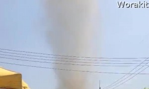 Dust Devil Disrupts Patong Market