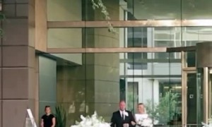 Groom's reaction to seeing his bride is beyond priceless