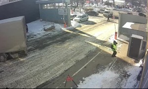 Brake Failure Send Truck Smashing Through Gatehouse