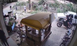 Careless Tree Cutting Leads to Close Call for Passersby