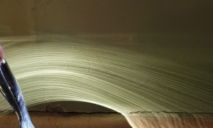 Sun Shining on Faucet Creates Spectacular Reflection