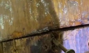DIY Fail Drilled Straight Into Water Pipe