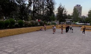 Parkour Attempt Falls on its Face