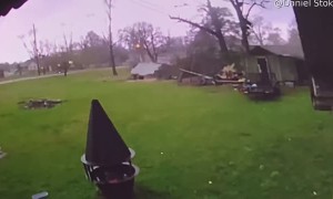 Sign Shop Ripped Apart by Tornado