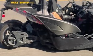 Batman Spotted Driving in Calgary