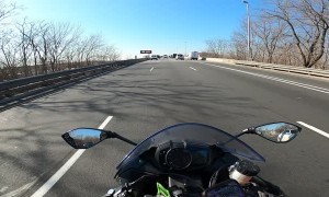 Random Motorcyclist Gives A Fist Bump