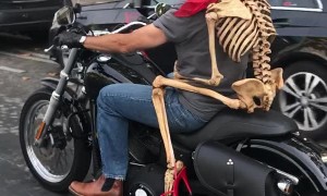 Motorcycle Passenger is Bad to the Bone