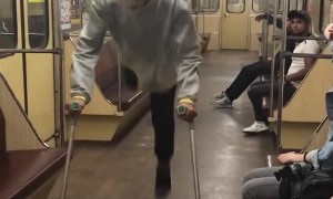 Man With One Foot Lands Flip