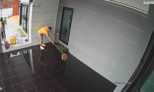 Sweeping Away a Snake