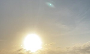 Kite Surfer Gets Launched by Sudden Gust of Wind