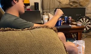 Automated Drink Dispenser Sends Can Across the Room