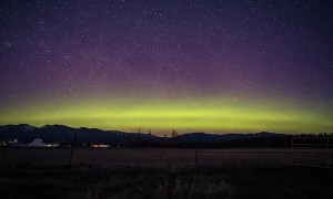 Stunning Aurora Borealis Dances Across Star Filled Sky