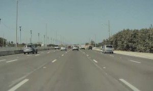 Oblivious Driver Turns into Tesla