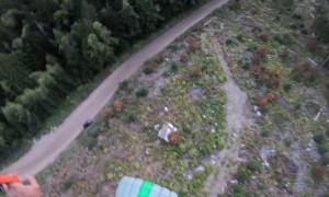 Base Jumpers Leap and Fly off Mountain