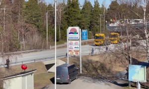 Superyacht Making Its Way to the Sea