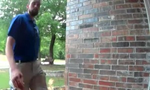 Salesman Respects Sign