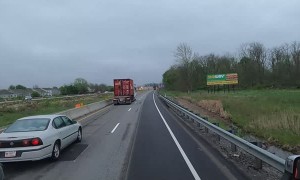 Semi Accident Blocks Off Highway Exit